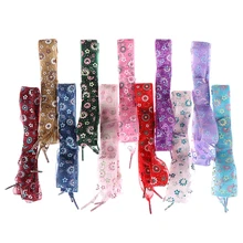 1 пара; 11 цветов; зимние кроссовки с принтом; спортивная обувь с кружевом; ультратонкие прозрачные кружевные туфли длиной 120 см