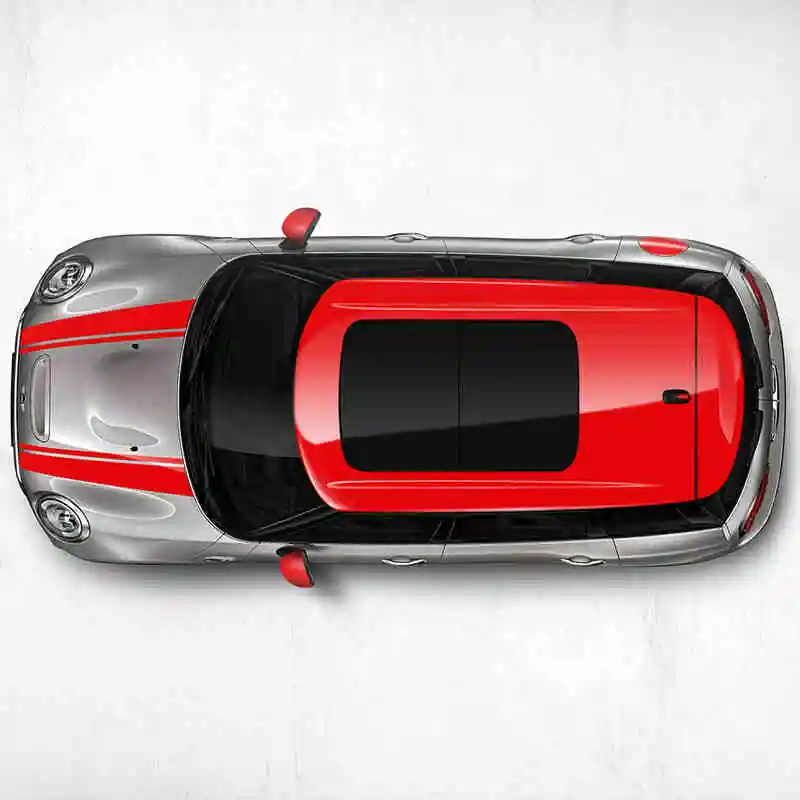 Наклейки на крышу автомобиля Red Union Jack Sunroof наклейки автомобиль для MINI COOPER R55 R56 R60 R61