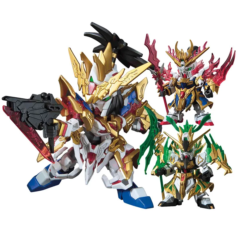 

Assembled Model Gundam Cute SD Three Kingdoms Chuangjie Pass Liu Bei Non-Zhang Fei Zhao Yun Sun Quan Body Ma Chao
