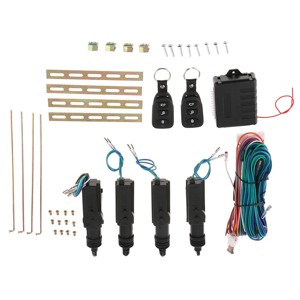 12V Портативный дистанционный центральный дверной замок комплект бесключевая