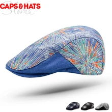 Новое поступление, цветная вышивка, boina para mujer, британская художница, французская шляпа, заколка, petten, папа, шляпы, бере, плоская кепка