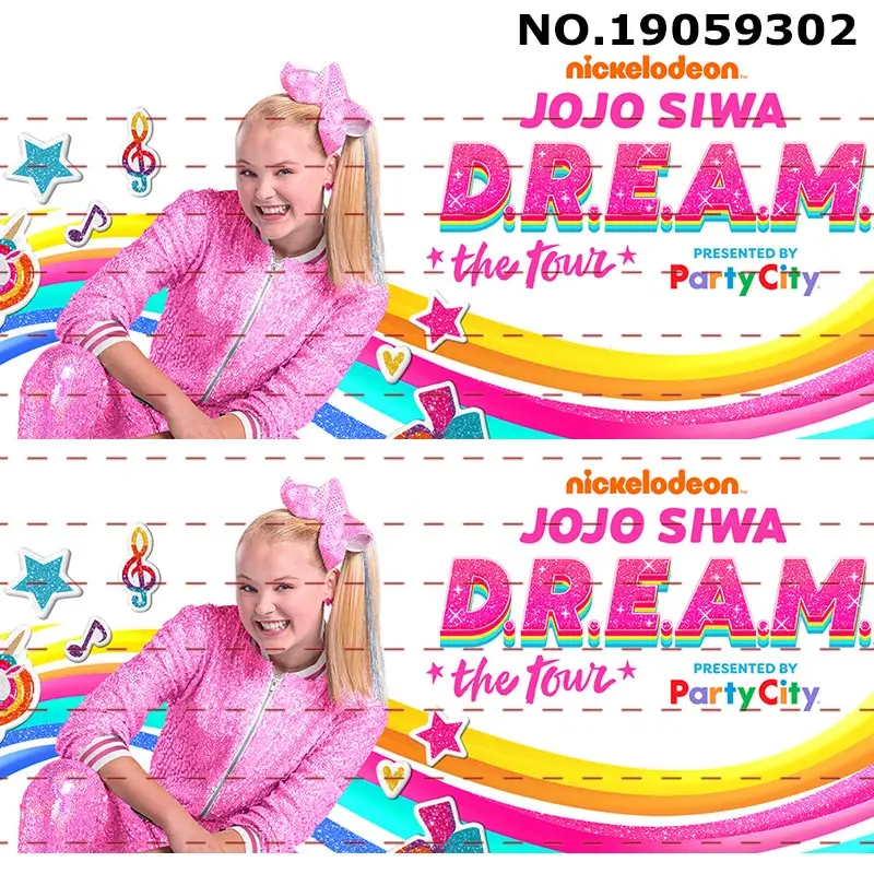 19059302 10 ярдов-разные размеры- Jojo Siwa лук стиль напечатанный Grosgrain ленты DIY аксессуары - Цвет: 19059302