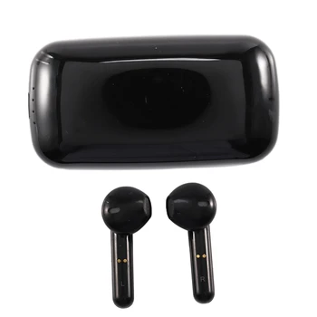 

AAAE Top-BE36 Bluetooth 5.0 Earphone Contact Control Auto Pairing Slide Charging Box TWS Wireless Mini Earbuds for Smartphones