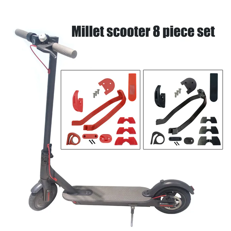 

High Quality Electric Scooter Fender Light Clamped Guard Ring Disc Brake Pads Kickstand Repair Part For Xiaomi M365/Pro Scooter