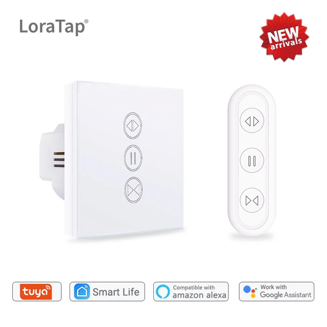Tuya Smart Life EU WiFi ม่านชัตเตอร์ลูกกลิ้งสําหรับผ้าม่านมอเตอร์ไฟฟ้าพร้อมรีโมทคอนโทรล Google Home Aelxa Echo 1