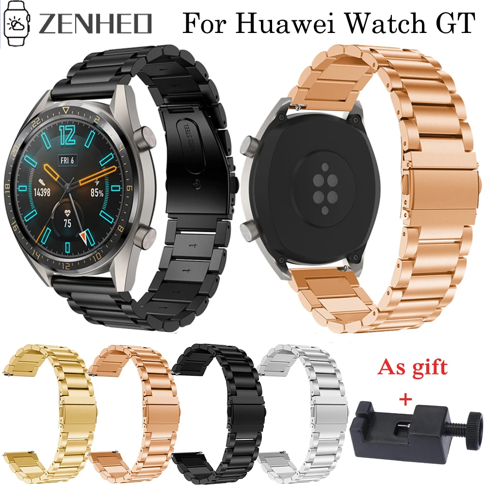 

22mm Strap For Huawei Watch GT Quick Release Metal Band For Samsung Galaxy Watch 46mm/Gear S3 Smart Watch Strap