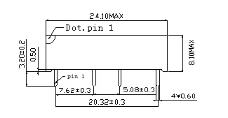 HSIP-1A05V высокого напряжения HSIP-1A24V геркон реле HSIP-1A12V контакт Выдерживает напряжение 3000 в