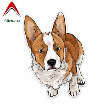 

Aliauto Funny Animal Dog Graphical PVC Motorcycle Decal Reflective Sunscreen Waterproof Car Sticker Accessories,15cm*11cm