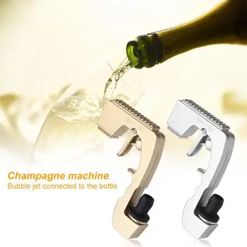 

Champagne Wine Dispenser Fountain Bottle Beer Ejecting Feeding Flirt Gun Luxury For Wedding Party Night Club Bar New Tool