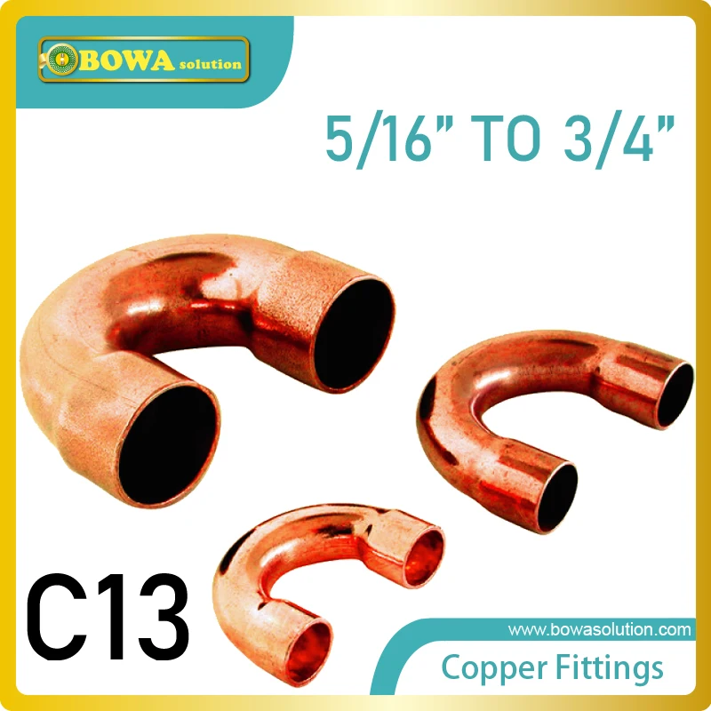 Copper Return bends are installed in evaporators and condensers of HVAC