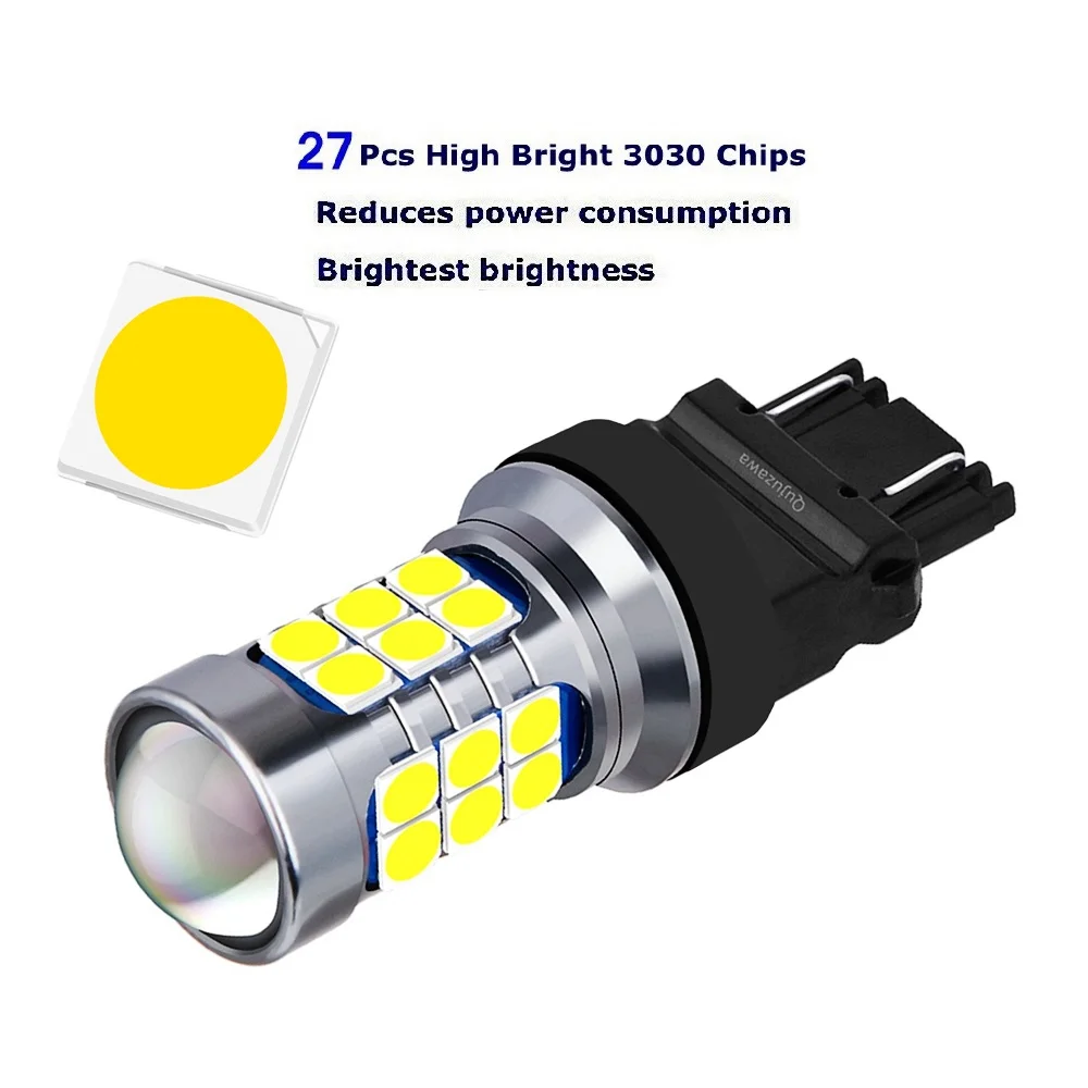 2PCS T25 3157 3156 3057 3457 4157 P27/7W P27W   3030 LED ڵ       ȣ 