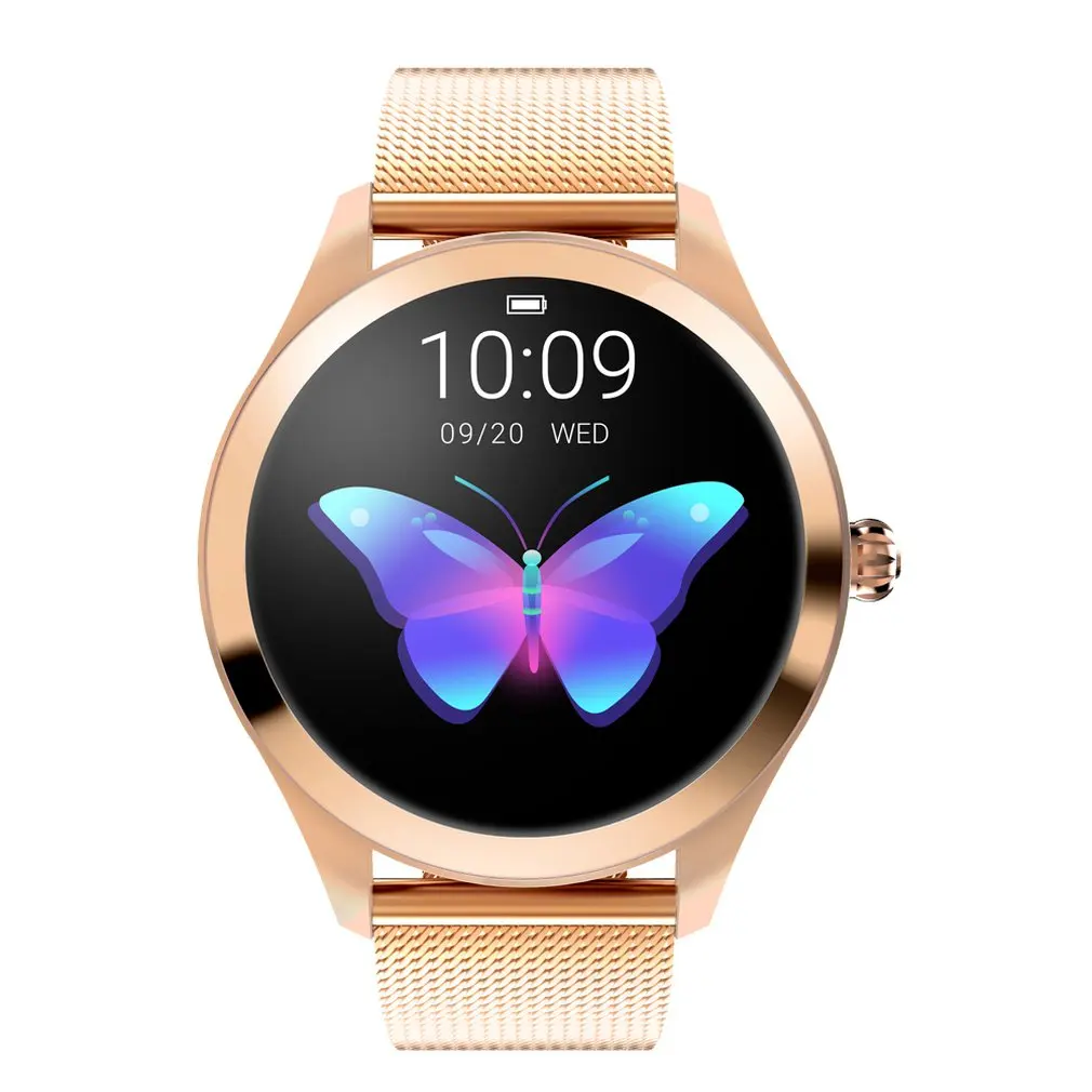 KW10 Модные Смарт-часы для женщин Прекрасный браслет монитор сердечного ритма мониторинг сна Smartwatch подключение IOS Android PK S3 band