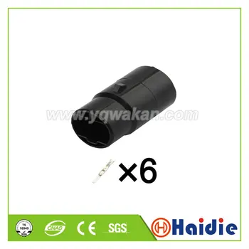 

Free shipping 2sets 6pin auto plastic housing electric plug MG 610173 round wiring harness cable connector MG610173