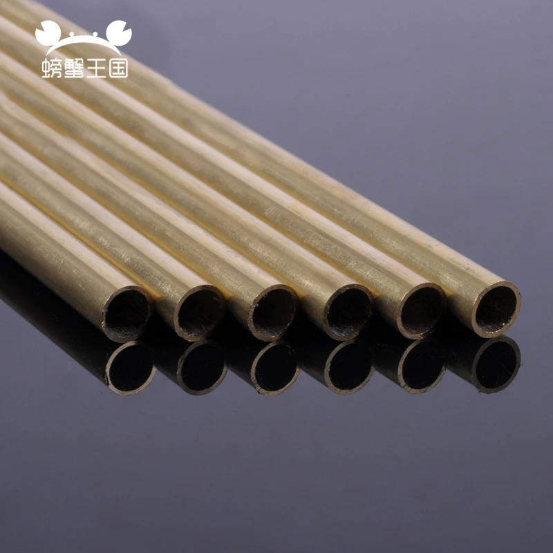1 мм-7 мм латунные трубки трубопровод инженерные инструменты для изготовления моделей латунные трубы соединители латунные трубы Круглый режущий инструмент