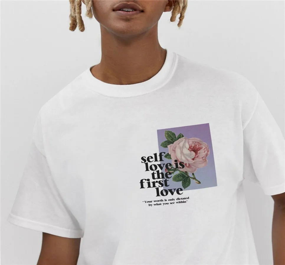 Self Love футболка с розами Outfitters Cherub Футболка Тайлер хипстер обезьяна найкс гранж