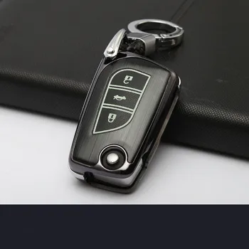 

Aluminium Alloy Car Key Case Cover shell For Toyota Corolla Avensis RAV4 Auris Chave Camry Yaris 2014 Hilux 2007