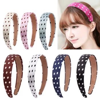 

Free shipping fashion dot Children's hairbands korea style BB girl's headbands kid's headwear hair accessories