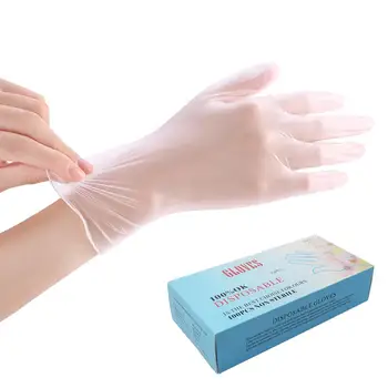 

50/100Pcs Disposable Tattoo Gloves Work Glove Food Prep Cooking Gloves / Kitchen Food Waterproof Service Cleaning Gloves