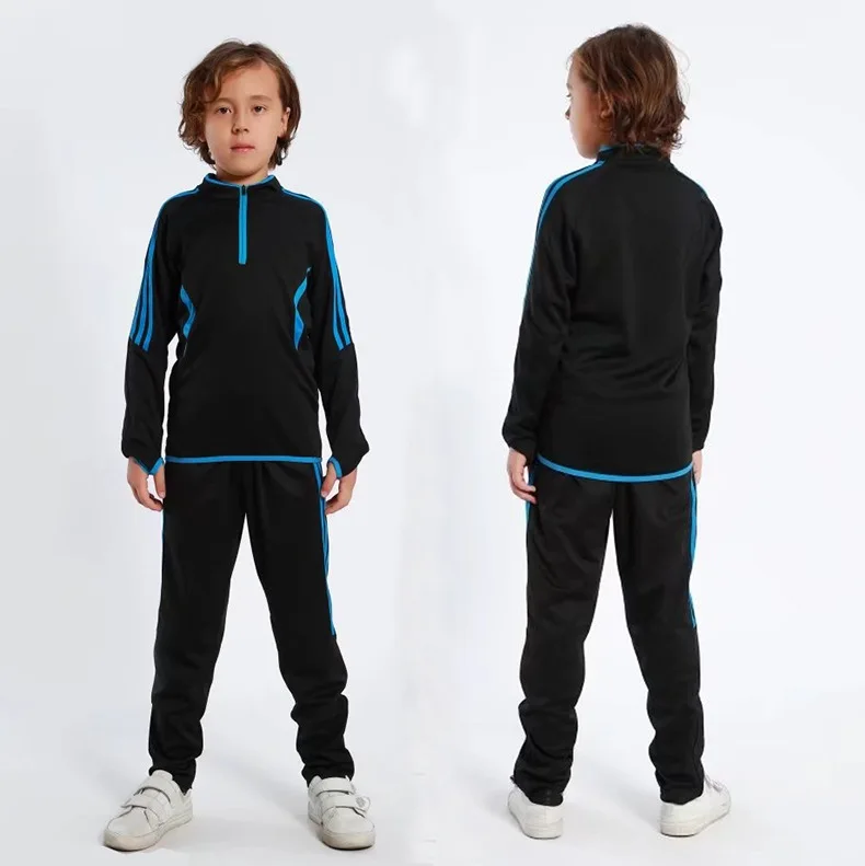 

Spring And Autumn Long Sleeve Football Clothes Suit Men's And Women's Children's Tournament Training Uniforms Big Boy Running Fi