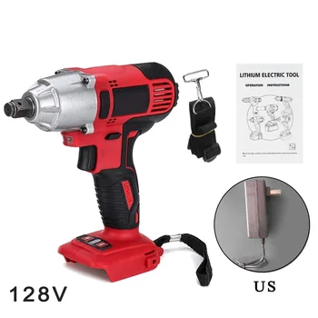 

128V 16000mah Electric Impact Brushless Wrench Cordless DIY LED Light No Slip