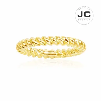 

New Fashion Charms 925 Original Copy Jewelry,Yellow Silver Soleil Classic Ring For Women With Mono Logo Zircon Gift