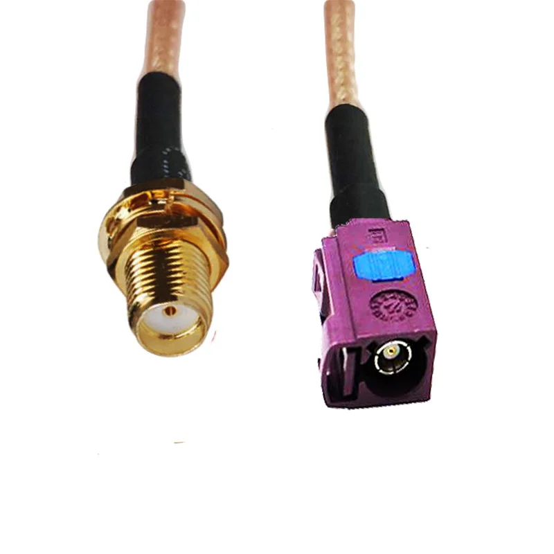 10pcs SMA female to Fakra D Female for Car GPS Radio Antenna RG316 Extension Pigtail Cable 50ohm 10/15/20/30/50cm 1/2/3m | Обустройство