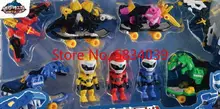 

7pcs Mini Force Transformation Toys Action Figures MiniForce X Simulation Animal Dinosaur Deformation Mini Agent High Quality 44