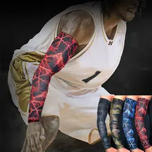 Спортивные рукава дышащие впитывающие 1 шт. теплые высокоэластичные спортсмены покрытие с УФ-защитой унисекс Поддержка локтя гольф