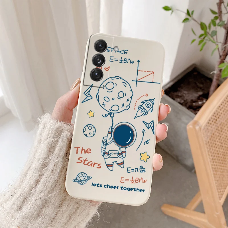 Formula Astronaut Silicone Case For Samsung Galaxy S21 S20 FE S10 S9 Ultra Plus S10e Note 20 ultra 10 9 Plus Phone Back Cover