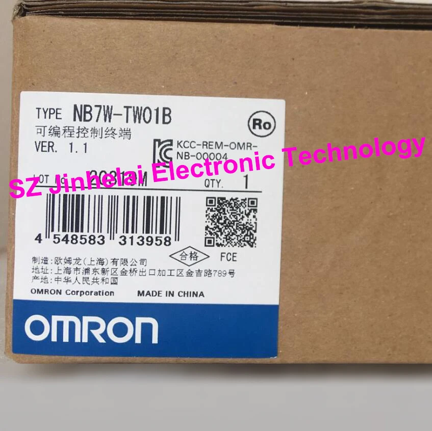 И NB7W-TW01B OMRON Программируемый терминал контроля, 7 дюймов сенсорный экран