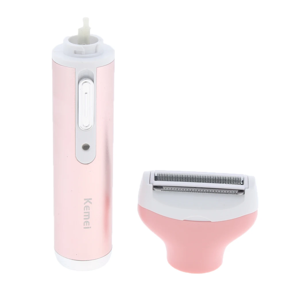Women Electric Facial Body Hair Trimmer & Clipper for Eyebrows Nose Ear Eyebrow EU Plug KM-6637