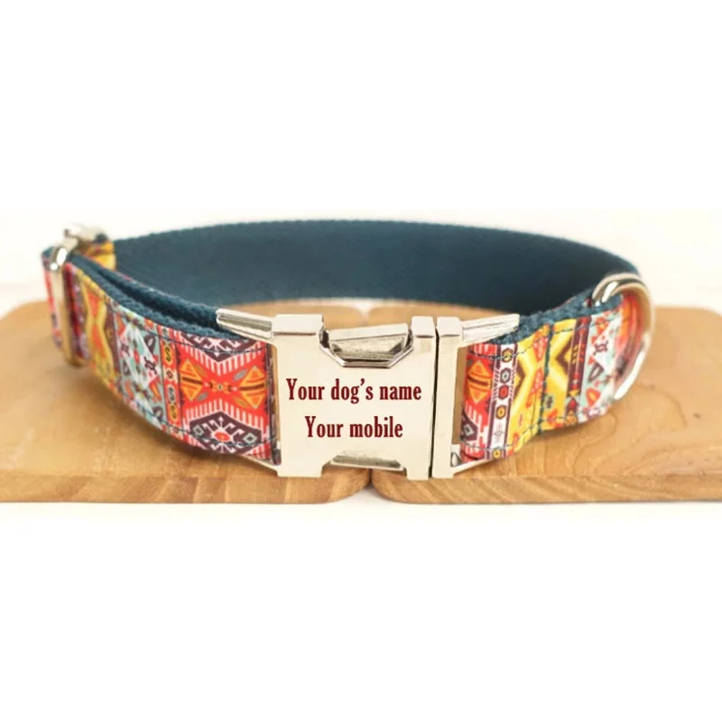 Durable Handmade Creative Fashion Comfort Dog Collar The Bohemian