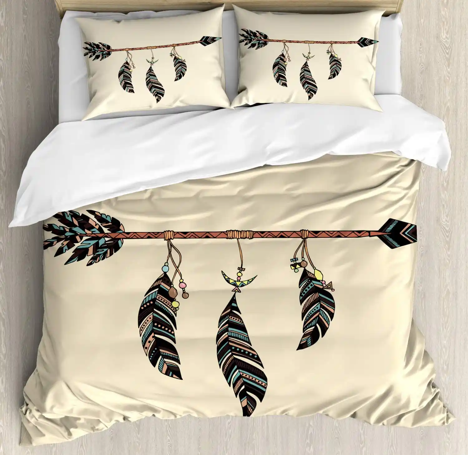 Arrow Decor Queen Size Duvet Cover Set By Ambesonne Arrow In