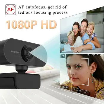 

Full HD Webcam 1080p Web Camera With Microphone AF USB Video Camera For Pc Gamer Complete Mini Pc Webcams For Laptop Computer