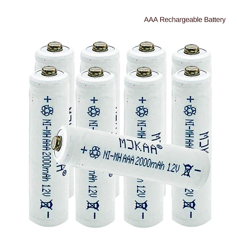 MJKAA 8 шт AA 1,2 V Ni-MH 3000mAh аккумуляторная батарея+ 8 шт AAA 2000mAh 1,2 V перезаряжаемые батареи