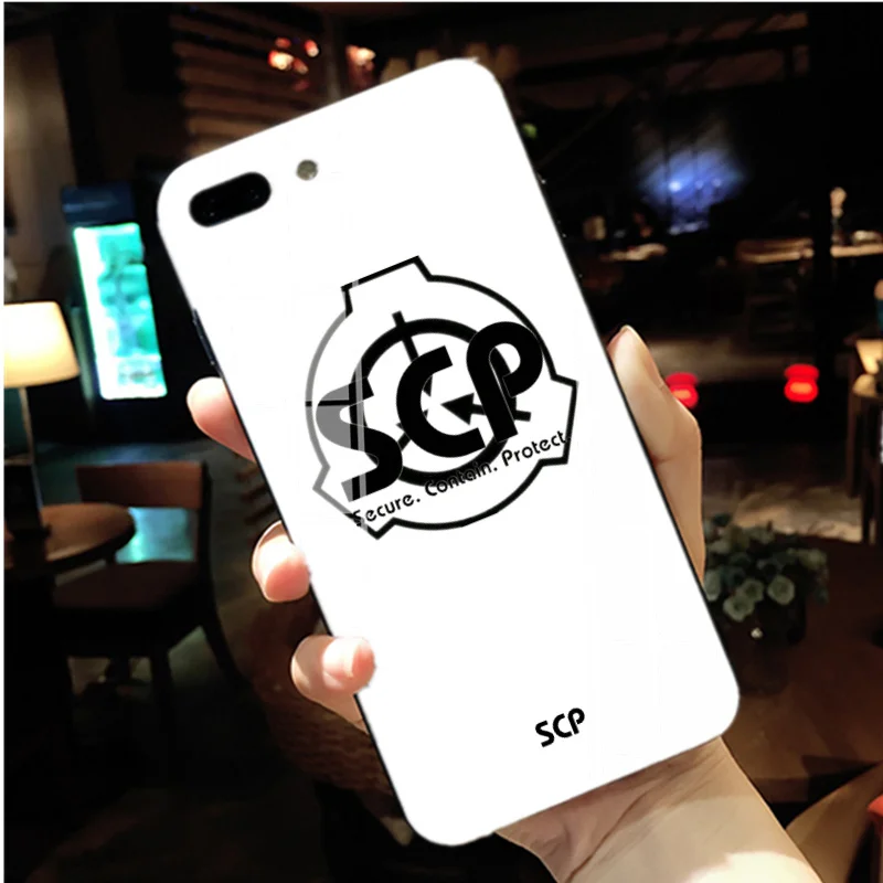 

SCP Special Containment Procedures Foundation Phone Case Cosplay Soft silicone Matte Phone Case
