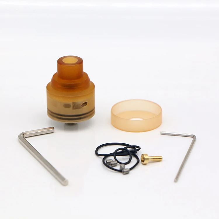 Marstech L1 rda атомайзер электронных сигарет Squonk 23 мм с 24 декоративным кольцом PEI POM Tank