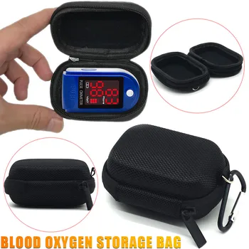

Applicable Semi-waterproof shockproof lightweight and portable Storage Bag Finger Clip Type Blood Oxygen Saturation Box #0