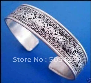 free shipping &gt&gt&gt&gt&gt626455 Wholesale 10PCS New! Rare Tibet Silver Carve Men's Cuff Bracelet | Украшения и аксессуары