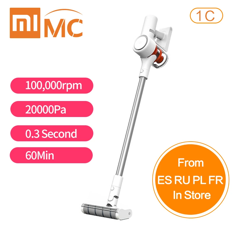 

Xiaomi Mijia 1C Handheld Wireless Vacuum Cleaner Portable Cordless Strong Suction aspirador Home cyclone Clean Dust Collector
