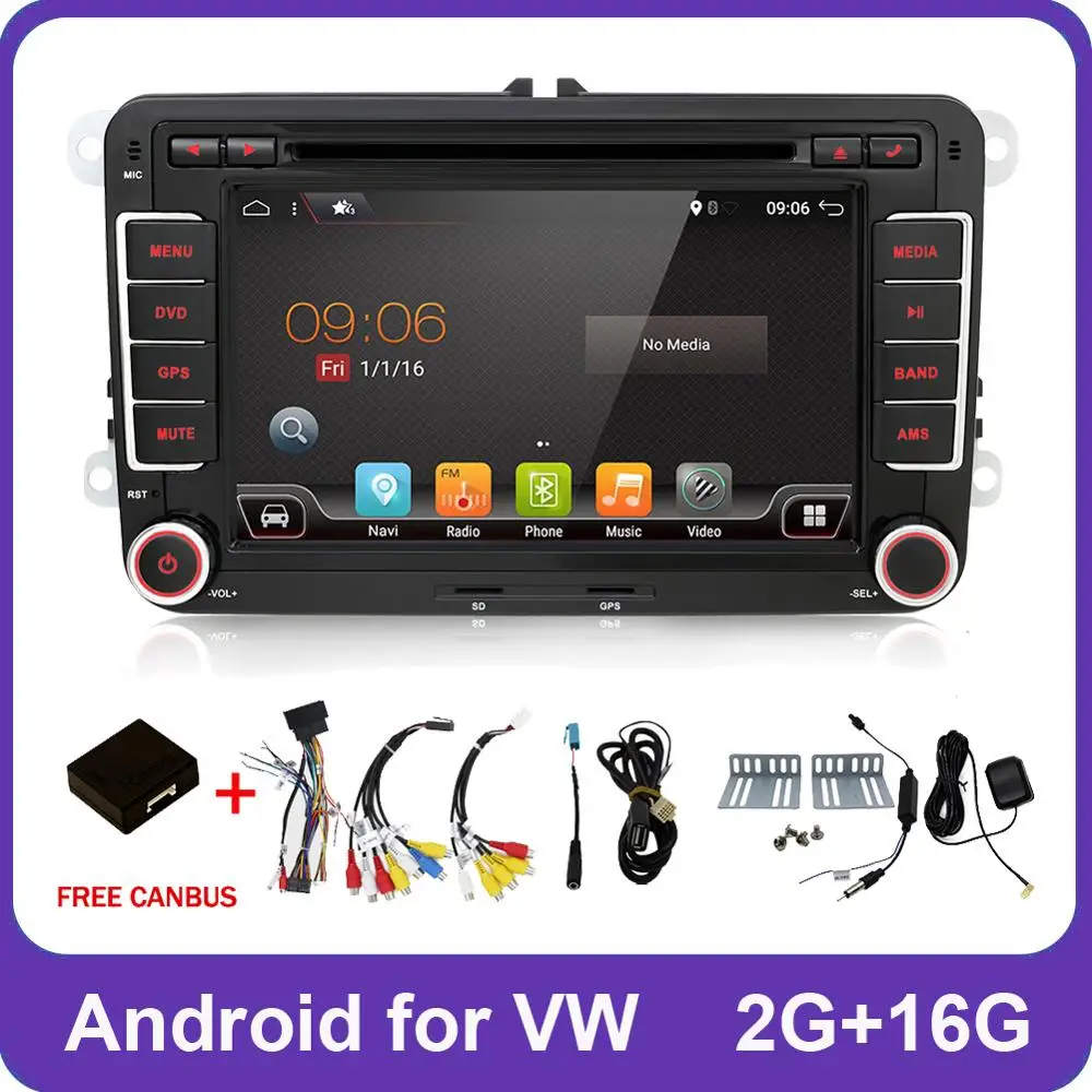 Perfect 2 Din Quad Core android 8.1 car dvd player Aux gps Stereo For Volkswagen Skoda POLO GOLF 5 6 PASSAT CC TIGUAN TOURAN Fabia Caddy 0 Perfect 2 Din Quad Core android 8.1 car dvd player Aux gps Stereo For Volkswagen Skoda POLO GOLF 5 6 PASSAT CC TIGUAN TOURAN Fabia Caddy 0