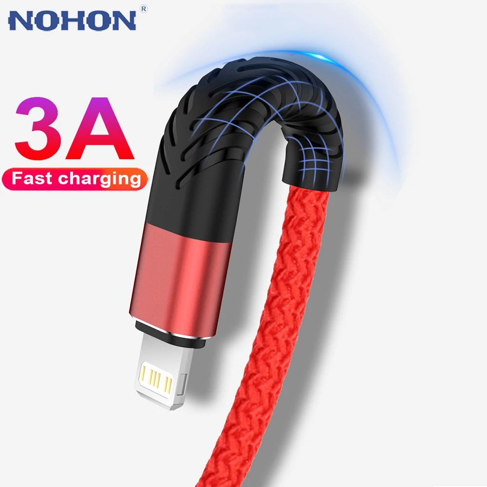 android phone charger Quick Charge Charger USB Cable For iPhone X XS XR 11 8 7 6 5 5S 6S Plus Apple iPad Origin 2m 3m Lead Mobile Phone Data Cord Wire best fast charging cable for android