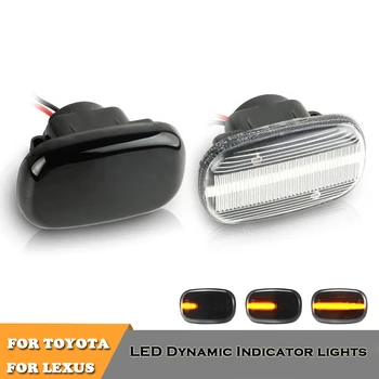 

LED side marker turn signal indicator dynamic lights for toyota Avensis Camry Caldina Celica Corolla Fielder Harrier Hilux RAV4