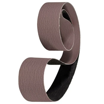 

6pcs Set Sanding Belts Aluminum Oxide Abrasive Metal 36/60/80Grit Polisher Kit