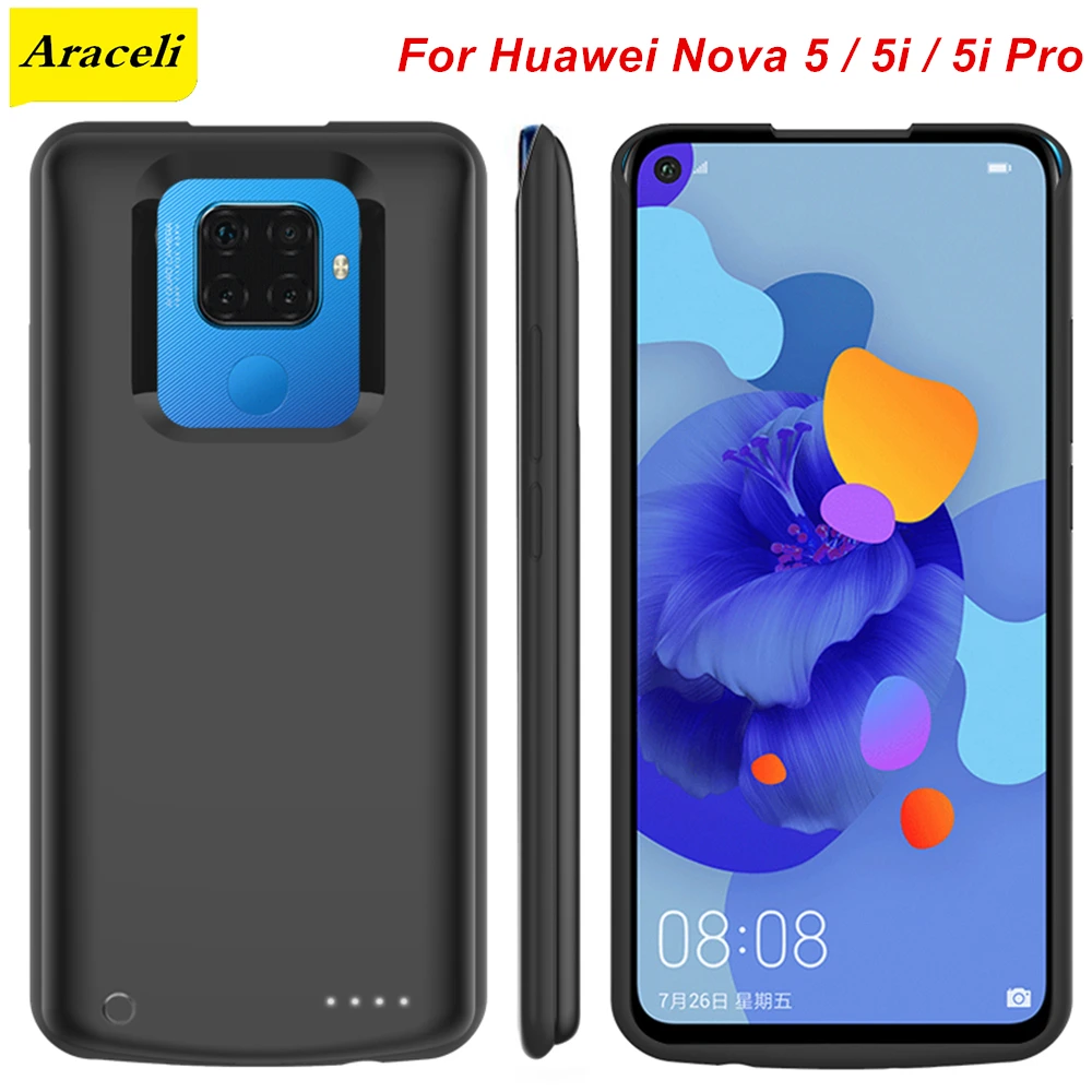 Чехол-Аккумулятор для Huawei Nova 5 5i Pro 6500 мАч | Мобильные телефоны и аксессуары