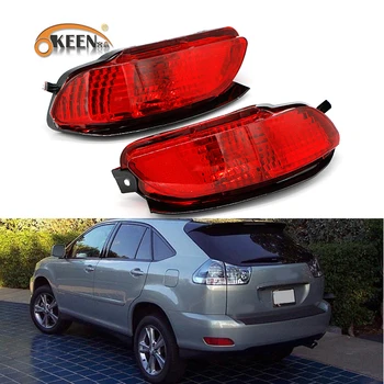 

OKEEN 2pcs Car LED Rear Bumper Reflector Light For Lexus RX300 RX330 RX350 RX400h 2003-2008 2009 Driving Braking Tail Fog Light