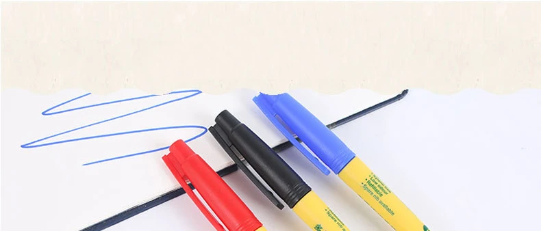 Haile 3/5Pcs/lot Long Head Markers Pen Bathroom Woodworking Decoration Multi-purpose Deep Hole Marker Pens Supplies