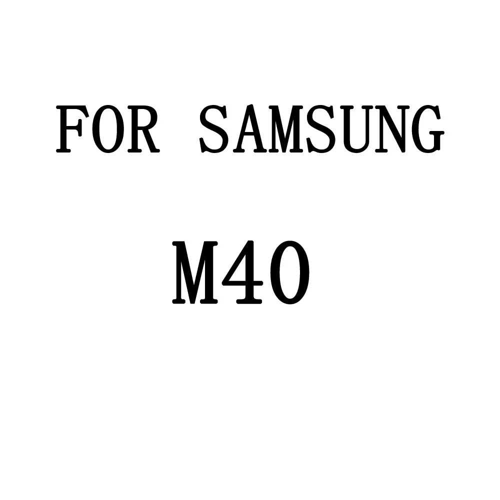 for M40 CAMDEMS/100 шт. 2.5D премиум класса, закаленное стекло для samsung M10 M20 M30 M40 M50 A8 A9 A8S A9 A10 A10E A20 A20E защита экрана под заказ - Цвет: for M40