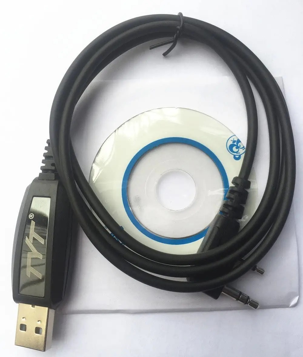 

USB Programming Cable with software CD for Digital DMR Two Way Radio TYT MD-380 & MD-390 MD-UV380 MD-UV390