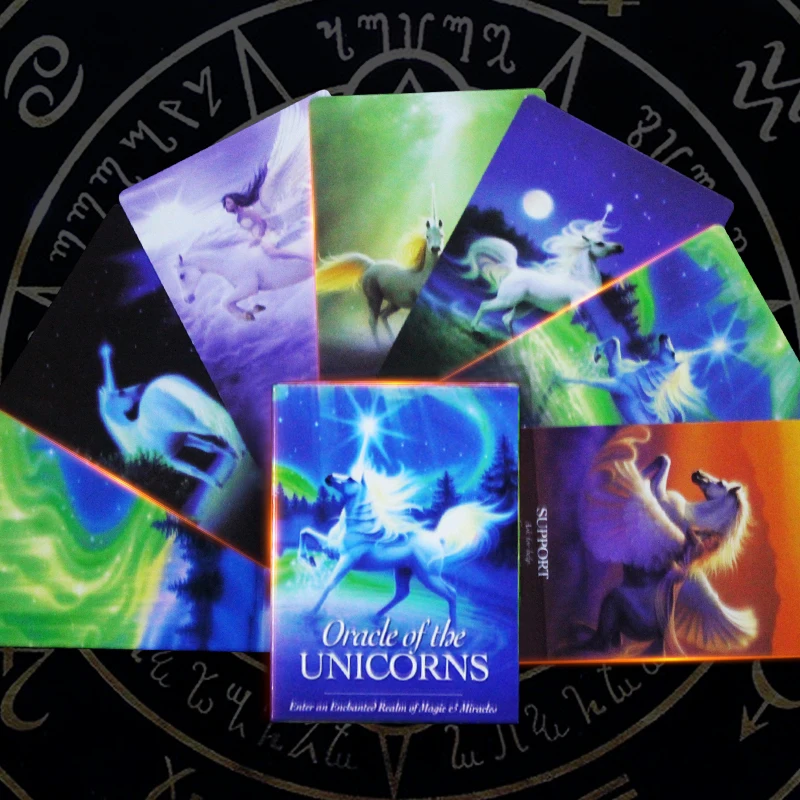 

Oracle of The Unicorns Tarot Divination Fate Playing Card Table Game Drinking Party Game Entertainment Tarot